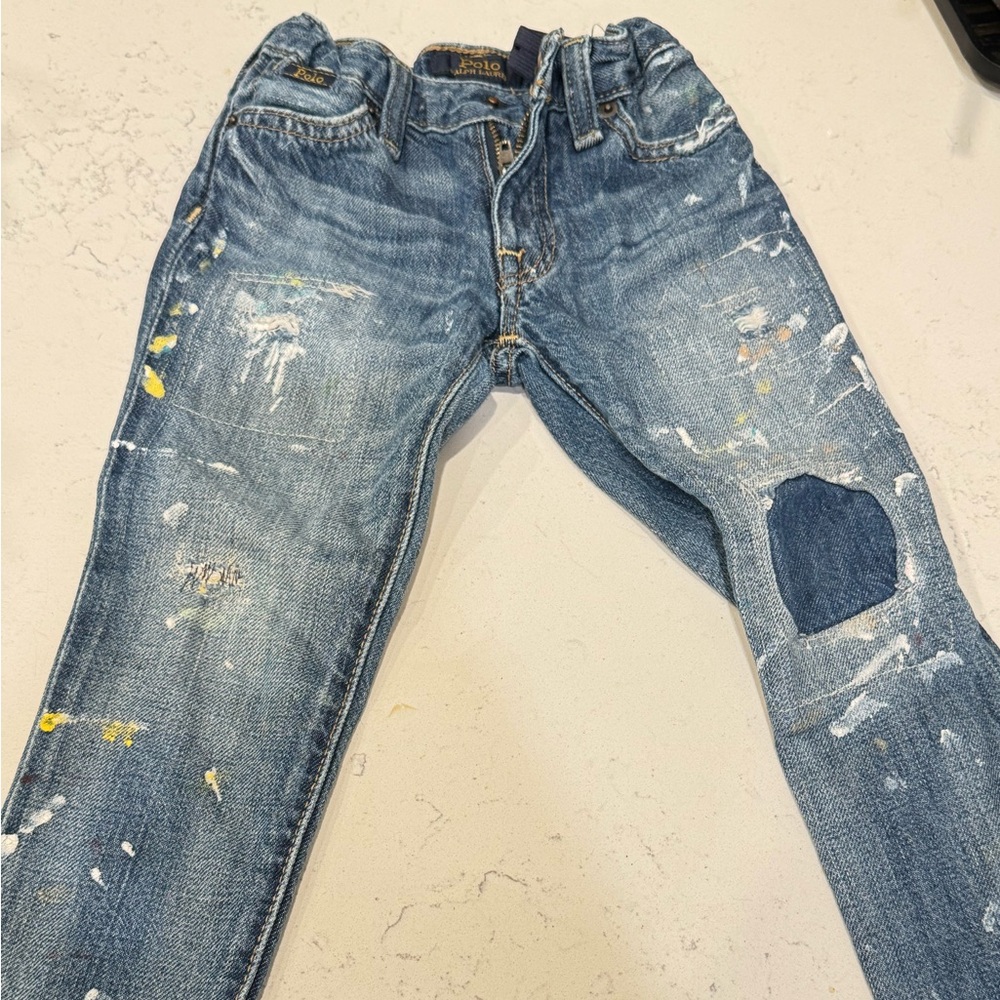Toddler polo jeans